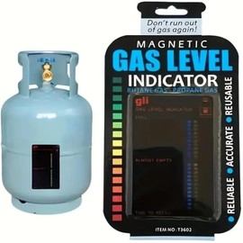 WLngtv 1PC Black Ga S Level Indicator Reusable Propane Tank LevelIndicator Propane Fuel Level Sensor Card for Propane Tankpropane Gauge Propane Tank Sensor for Home Kitchen Tools