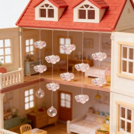 Luckforest Miniature Acrylic Bubbles, 30 Pcs Transparent Mini Bubbles Models for Dollhouse Bathtub Decor DIY Crafts Mini Kitchen Micro Landscaping Decoration