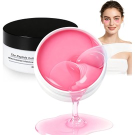 Fuwen 120PCS Parches para Ojos Colageno, Parche de Hidrogel con Péptidos y Colágeno, Mascarillas Oculares de Hidrogel, Hidratante, Calma el Contorno de Ojos, Ayuda a Mejorar Ojeras, Bolsas