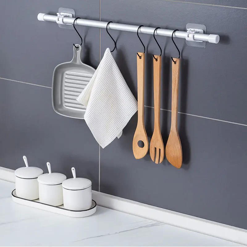 Self Adhesive Wall Hooks – No Drill Door Hanger Set,