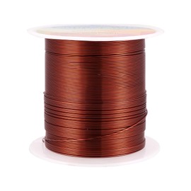 Pandahall 75.5 Feet Tarnish Resistant Copper Wire 24 Gauge Jewelry Beading Craft Wire for Jewelry Making (Saddle Brown)
