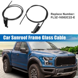 ACROPIX Car Sunroof Frame Glass Cable Crew Cab Skylight Glass Cable Fit for Ford F150 2015-2020 Fit for Ford F250 F350 F450 NO. FL3Z-16502C22-E/FL3Z16502C22C - Pack of 2
