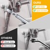 Gulfmew 2 in 1 Plumber Wrench for Faucet Valve, Angle