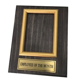 Employee Of the Month Award Plaque Honor Photo Frame.8x10 inchs Picture Plaque Holds a 4x6in Photo.Employee Appreciation Award