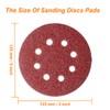 50Pcs 125mm 8 Holes Sanding Discs Pads Sanding Sheets, 5