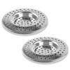 Bojueshaw 2 PCS Stainless Steel Kitchen and Bathroom Sink Strainer