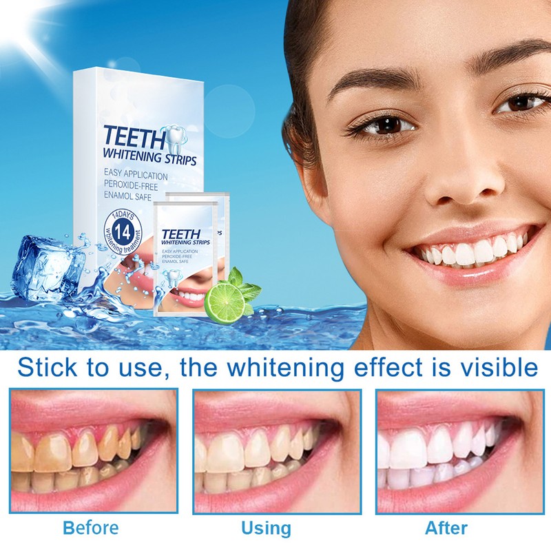 14 Strips Teeth Strips for Sensitive Professional Effects Tartar Removal