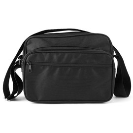 Single Shoulder Tool Bag 600D Polyester Zipper Bag with Zipper Hardware Bag Holder Tool Storage Organizer for Electricians Mechanics Carpenters