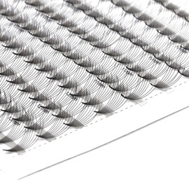 EMEDA Prefabricated Volume Fan 8D Eyelash Extension 9 Lines D Curl Lashes Volume Eyelashes 0.07 mm 9 mm 9 mm - 14 mm Mix Length Prefabricated Volume Lash Extensions 8D Cluster Eyelashes (8D 12 mm)