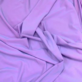 3 Metre Precut Soft Durable Lycra Two Tone Stretch Fabric 55" Wide Costume Material Dressmaking Tops Skirts (Lycra Purple)