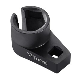 Lemxily Offset O2 Sensor Socket, 7/8-Inch (22mm) with 3/8-Inch Drive, Universal Fit for Vehicle Oxygen Sensor Removal