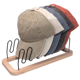 Hat Stand and Organizer for Baseball Caps Hat Rack and Storage Display Shelf for Closets and Bedrooms with Holder Fits Baseball Caps Golf Hats and Flat Bill Hats (hat rack)