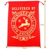 TRIXES Santa Sack Large Red Christmas Santa Santa Sack Reindeer