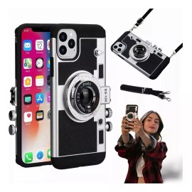Cámara fotográficafunda de telefono Funda Case Vintage Camara Emily Con Correa For 12/12pro
