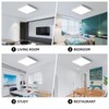 Ganeed 19.6 inch LED Ceiling Lights,39W Square Flush Mount Ceiling