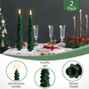 Gedengni Christmas Tree Flameless Candle -2pcs Timer Flickering Remote Tree