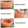Ciieeo 1 PC Portable Handmade Bamboo Woven Flower Basket with