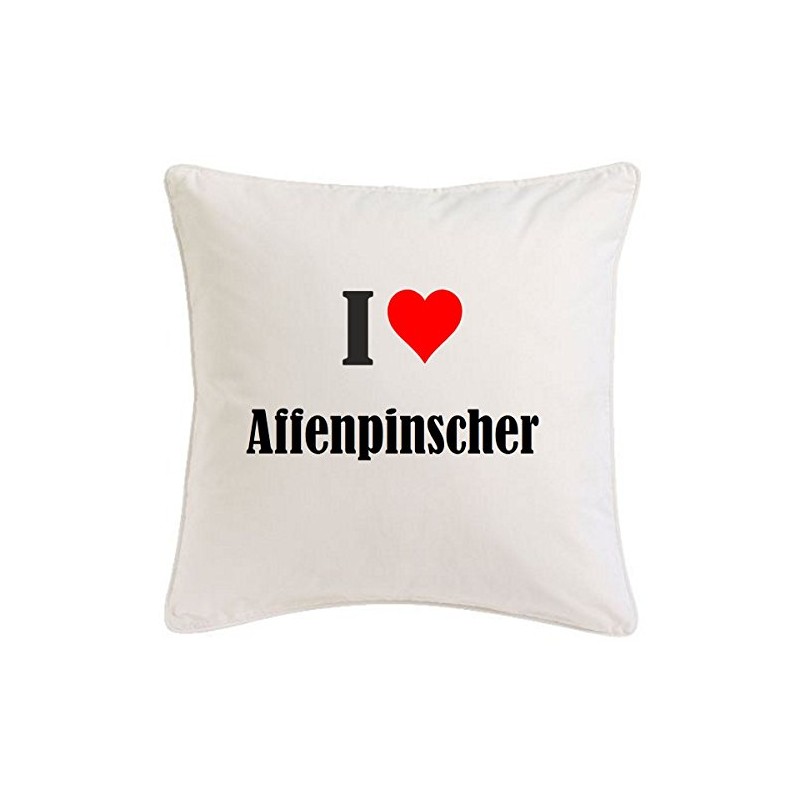 I Love Monkey Pinscher Cushion Cover 40 cm x 40