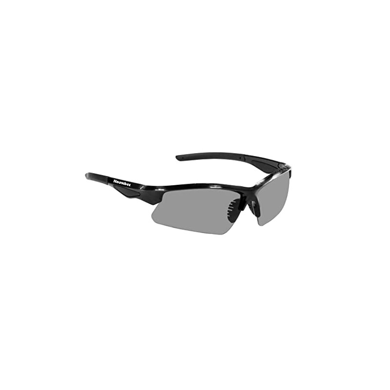 Snowbee Classic Wrap-Around Open Frame Sunglasses, Black, 15 cm