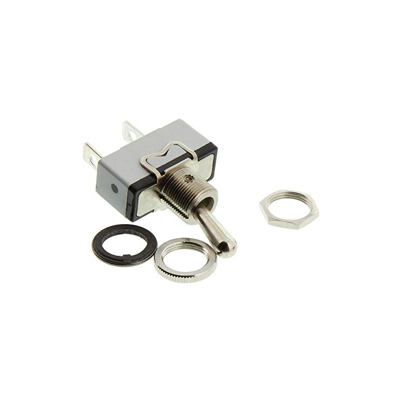 APEM - 631H/2K - Toggle Switch, Metal Lever, On-Off, SPST,