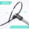 50 Pcs Zip Ties Heavy Duty Strong Large Cable Wire