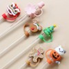 Pink Cute Silicone Straw Tips Cover Silicone Reusable Drinking Straw
