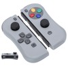 For Joycon Game Console Wireless Bluetooth Gamepad Right Left(gris foncé