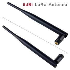 Sparkleiot 868MHz LoRa Antenna 5dBi SMA Male 19.5 cm Professionally Tested for Meshtastic ESP32 LoRa32u4II HTCC-AB02S (Pack of 3)