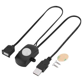 xuuyuu Motion Sensor Switch, Sensor Switch, Infrared Sensor Switch, For LED, USB Motion Sensor Switch, Auto, Intelligent PIR Sensor, Lighting, Burglar/Security, 120 Degree Detection Range, For
