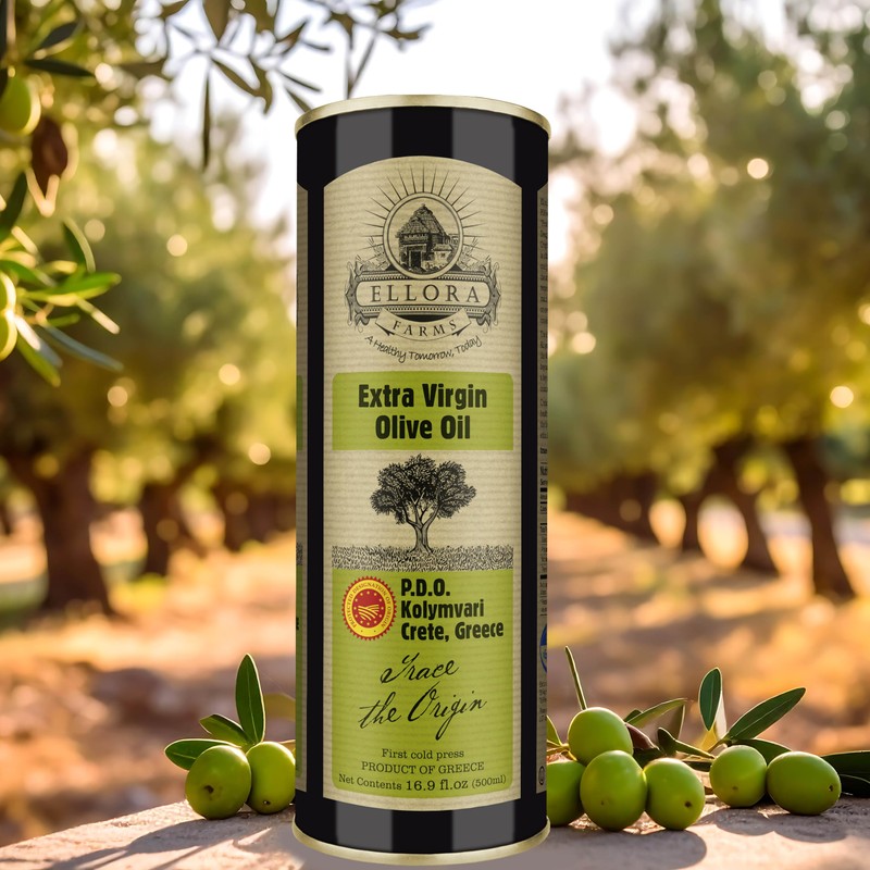 Ellora Farms, Certified PDO Extra Virgin Olive Oil, Single Estate,