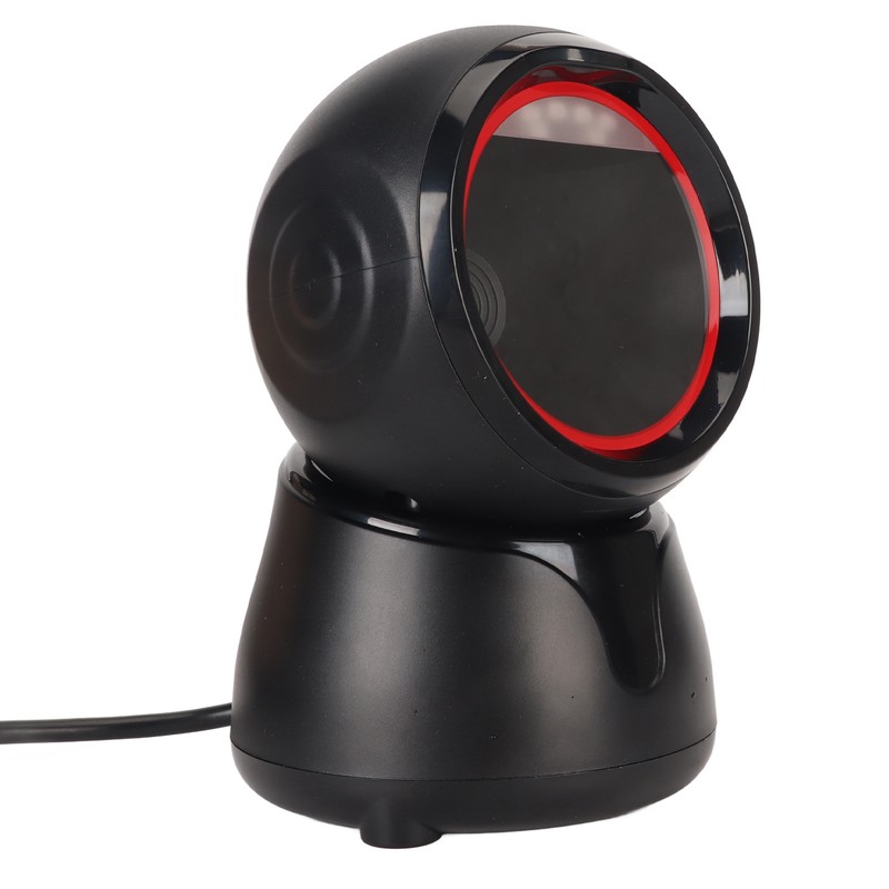 Desktop Barcode Scanner Global Shutter LED Indicator Prompt Tones Large