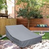 Patio Furniture Covers for double Chaise Lounge,100% Waterproof Lounge Chair