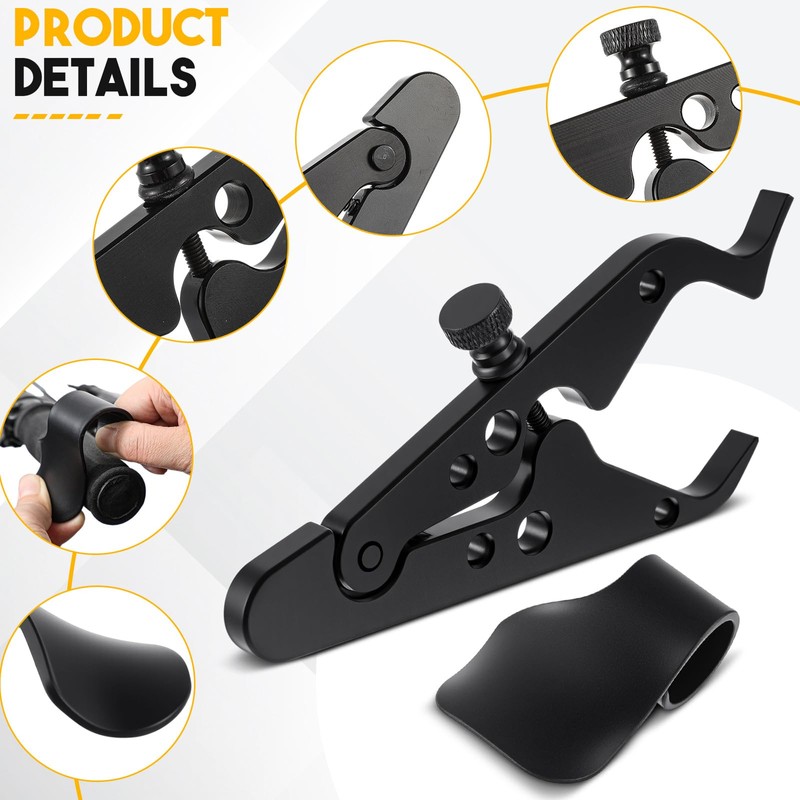 Tallew Motorcycle Cruise Control, Include 2 Pcs Wrist Hand Grips,