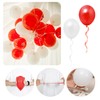 40M Red and White Bunting and 10 Balloons Triangle Flag