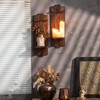 Walasis Large Candle Sconces Shelf for Farmhouse - 19.7 Inch