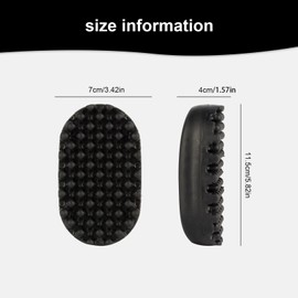Hair Sponge & Afro Sponge Brush - ShiningUU Washable Twist Sponges Twist Curl Brush Comb | Rubber Styling Tool | Design for Curly & Afro Hair Home & Salon Use