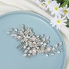 Easedaily Peine de novia con diamantes de imitación para el