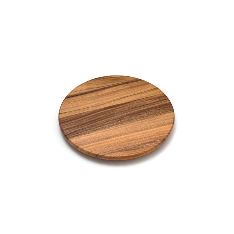 Lipper International Acacia Wood 16" Lazy Susan Kitchen Turntable