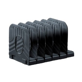 Avery 470410 66MLBLK Original 6 Part Modular Bookrack, 304 x 193 x 183 mm - Black
