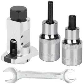 4 Pcs Spreader Removal Tool Kit, Suspension Strut Spreader Tool, Hydraulic Shock Absorber Removal Tools, Strut Leg Pry Socket Strut Nut Tool, Claw Ball Head Suspension Separator for Universal Car