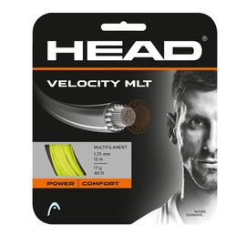 HEAD Velocity MLT Tennis String (16, Yellow)