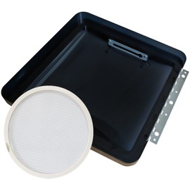 Rv Roof Vent Lid Dome Cover Remplacement compatible with Fantastic Fan with Screen (Smoke)
