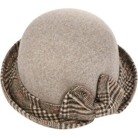 YeeHeen Fedora Cloche Hat Vintage Church Round Bowler Hats Bucket Hat for Women Brown