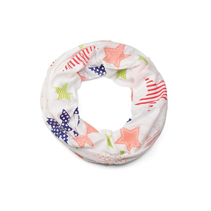 styleBREAKER Crazy Destroyed Loop 01018089 Women's Tube Scarf with Colourful