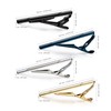Wynameleri 4 Pcs Tie Clips for Men, Business Shirt Tie