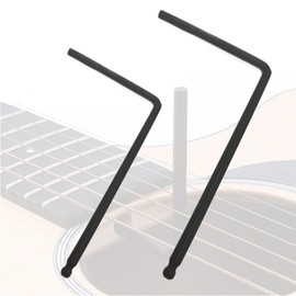 Cheerock Guitar Truss Rod Wrench, 4mm and 5mm Allen Wrench, Extended Ball Head Hex Key for Adjusting Guitar Necks, Guitar Tools Suitable for Martin Acoustic Guitar