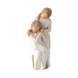 Willow Tree Loving My Mother Resin Statue Love Figurine Home Decor Sculpture for Bedroom Living Room (Size:4*6*11cm)