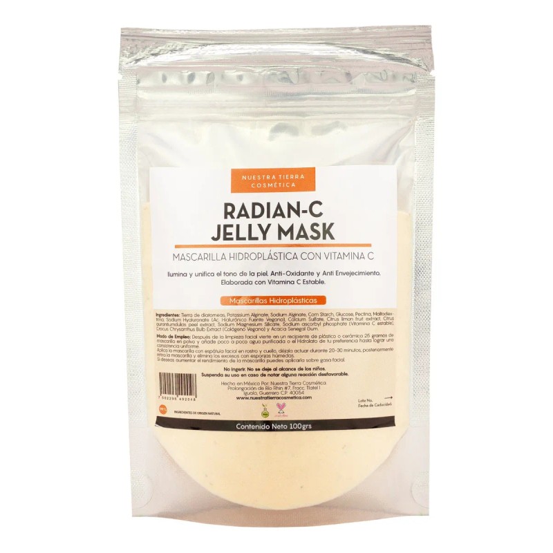 Mascarilla Hidro-plástica Iluminadora,anti Manchas Con Vit C Tipo De Piel