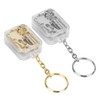 2pcs Mini Music Box Key Chain Exquisite Pendant Key Chain