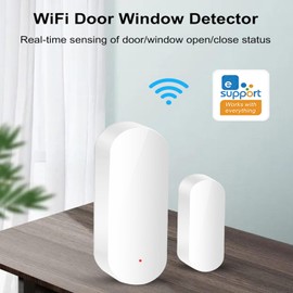 WiFi Smart Door Sensor: Door Open Contact Sensor for Home Security, Wireless Window Sensor, Secure Your Home with Instant Alerts & Smart Automation, Alexa & Google Assistant Compatible (4-Pack)